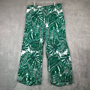 Ashley Stewart‎ Palm Print Wide Leg Pant Size 22/24